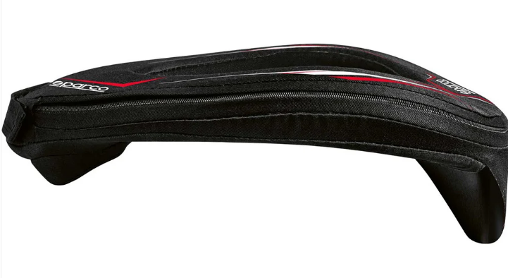 Sparco Halsbeskytter K-ring Barn svart/rød