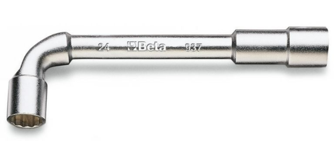 Beta Bent pipe wrench 22MM For front wheel nuts