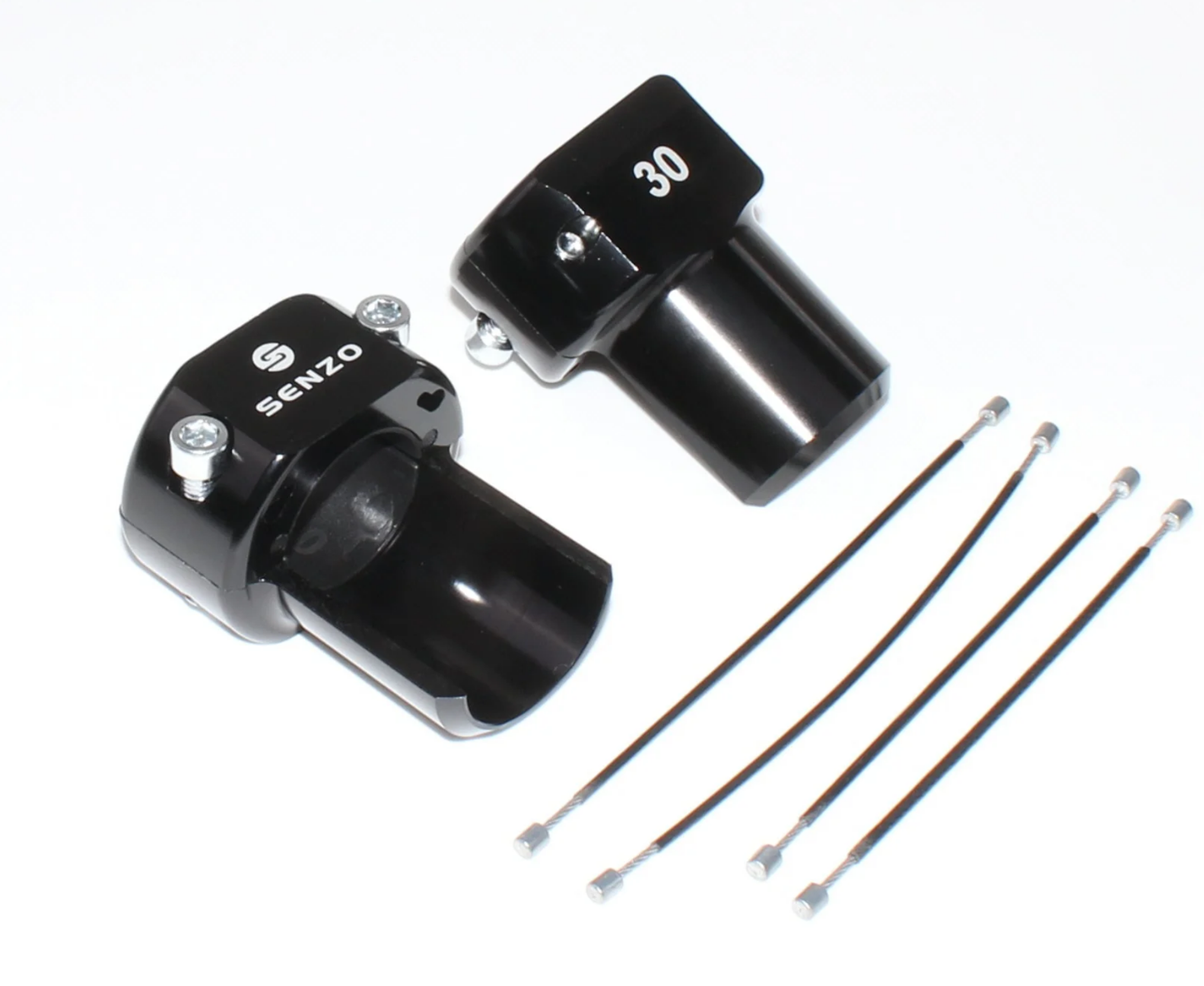 Senzo Rear bumper saver set 30MM Black