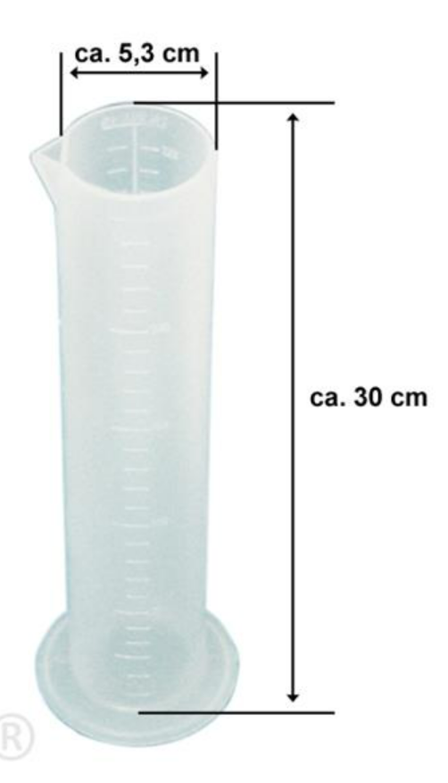 Cană de măsurare mică pentru umplerea uleiului HQ, 250 ml