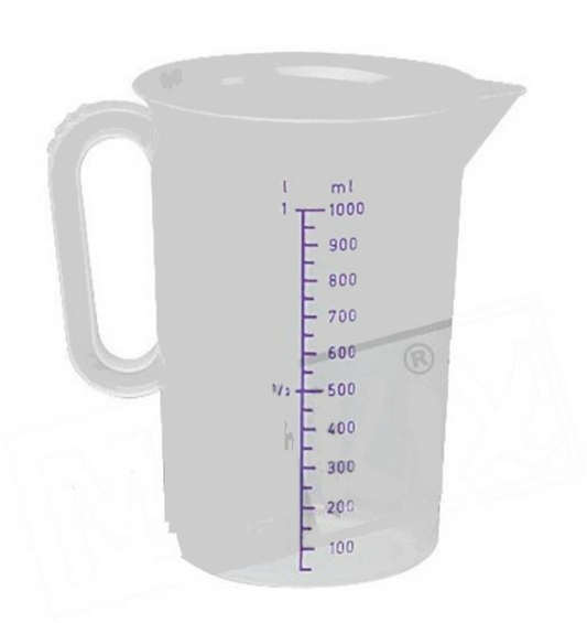 Cană de măsurare pentru umplere cu ulei HQ 1000 ml