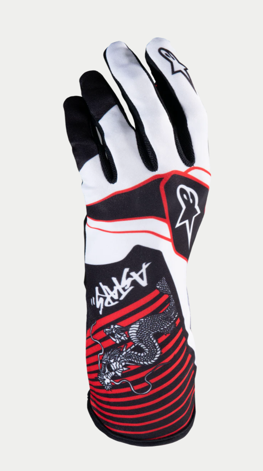 Alpinestars Tech 1-K V2 KAZE limited edition gloves black/white/red