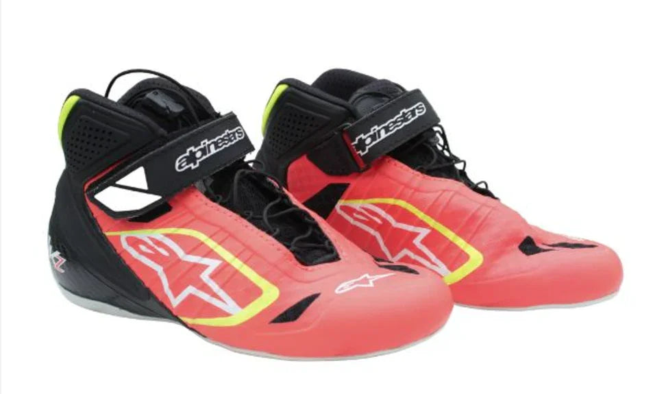 Alpinestars Tech-1 KZ vermelho/preto/amarelo fluorescente