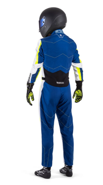 Sparco kerb advanced overall blue/yellow