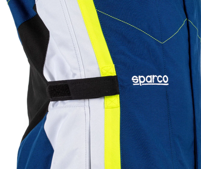 Sparco kerb advanced overall blue/yellow