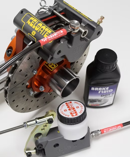 Kelgate floating brake system complete for 30MM axle