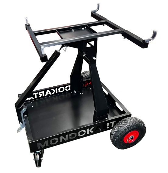 Tiltable kart buck