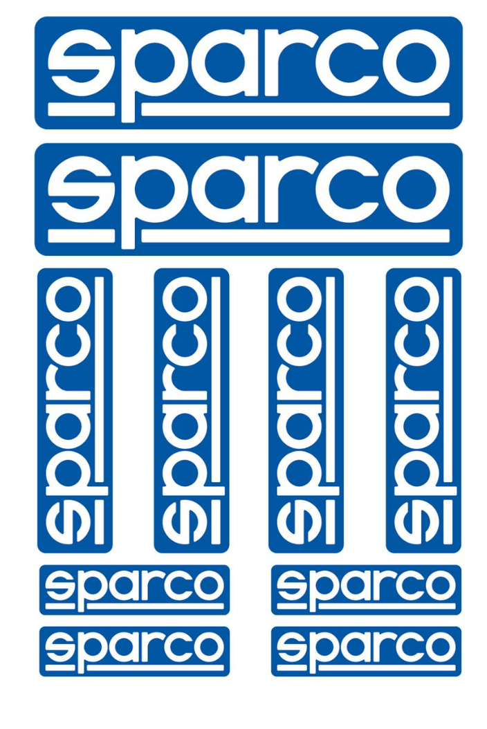 Sparco Vel with various sizes of stickers 10 pieces