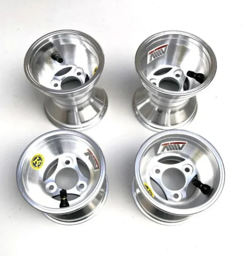 AMV aluminium velgen set 130/210 mm - KartKings