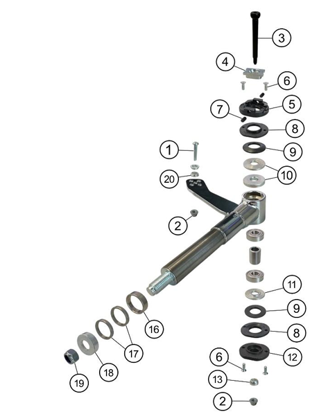 IPK axle eccentric under plate CCS