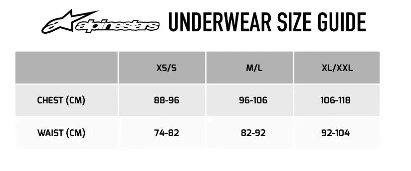 Alpinestars Ride tech-undertøy sommer med korte ermer