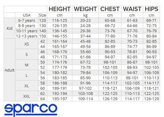 Sparco Rookie overall black/blue