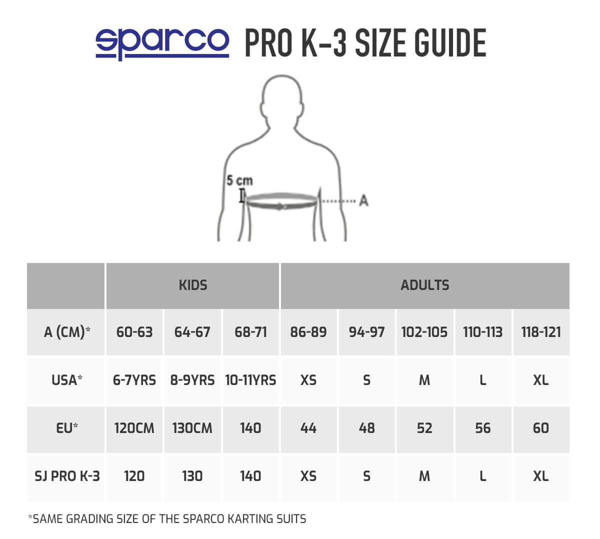 Sparco pro K-7 rib protector