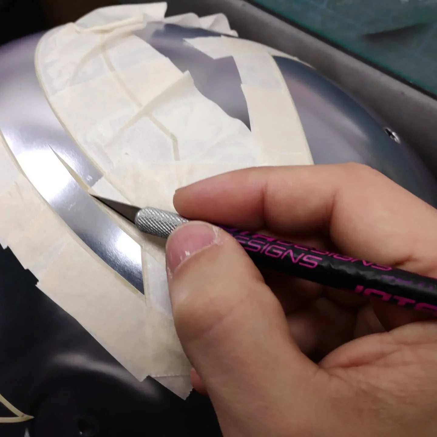 Karthelm professioneel laten spuiten - KartKings