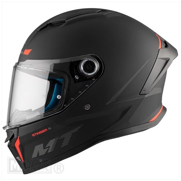 MT Helmets Stinger 2 matt black/fluorescent orange
