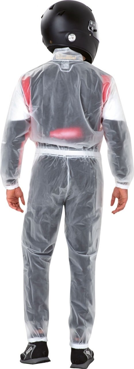 Sparco T-1 EVO rain overalls transparent