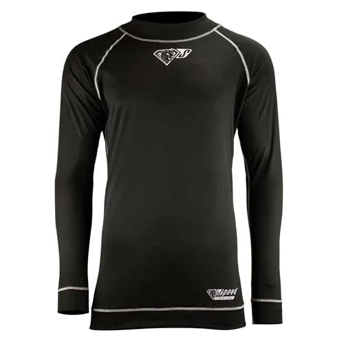 Tílko Speed s dlouhým rukávem, černé, Manchester