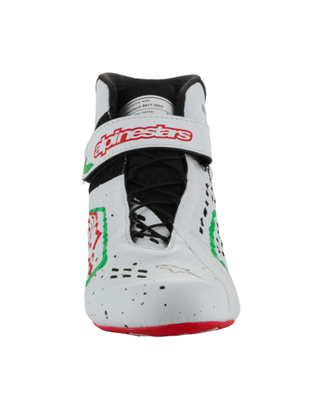 Alpinestars KX V3 FIA kartsko hvid/grøn/rød