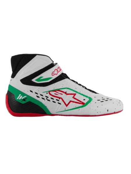 Alpinestars KX V3 Fia approved kart shoes White / green / red