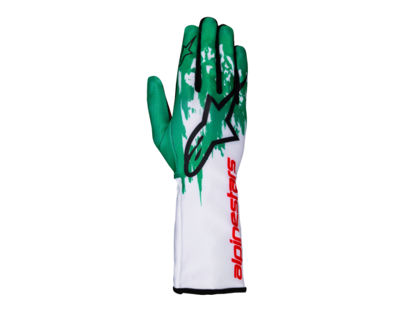 Alpinestars Tech 1-K V3 White/Green/Red (FIA KARTING)