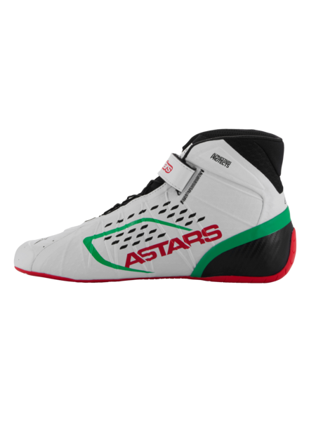 Alpinestars KX V3 Fia approved kart shoes White / green / red