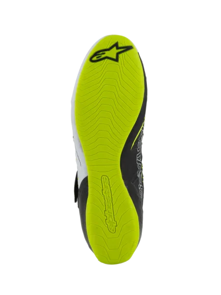 Alpinestars KX V3 FIA gekeurde kartschoenen zwart/wit/fluor geel - KartKings