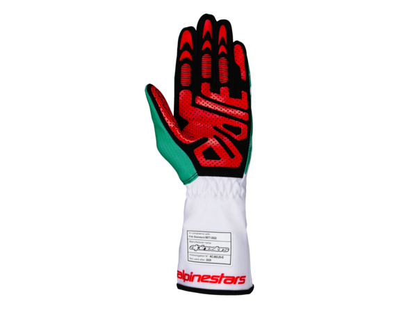 Alpinestars Tech 1-K V3 White/Green/Red (FIA KARTING)