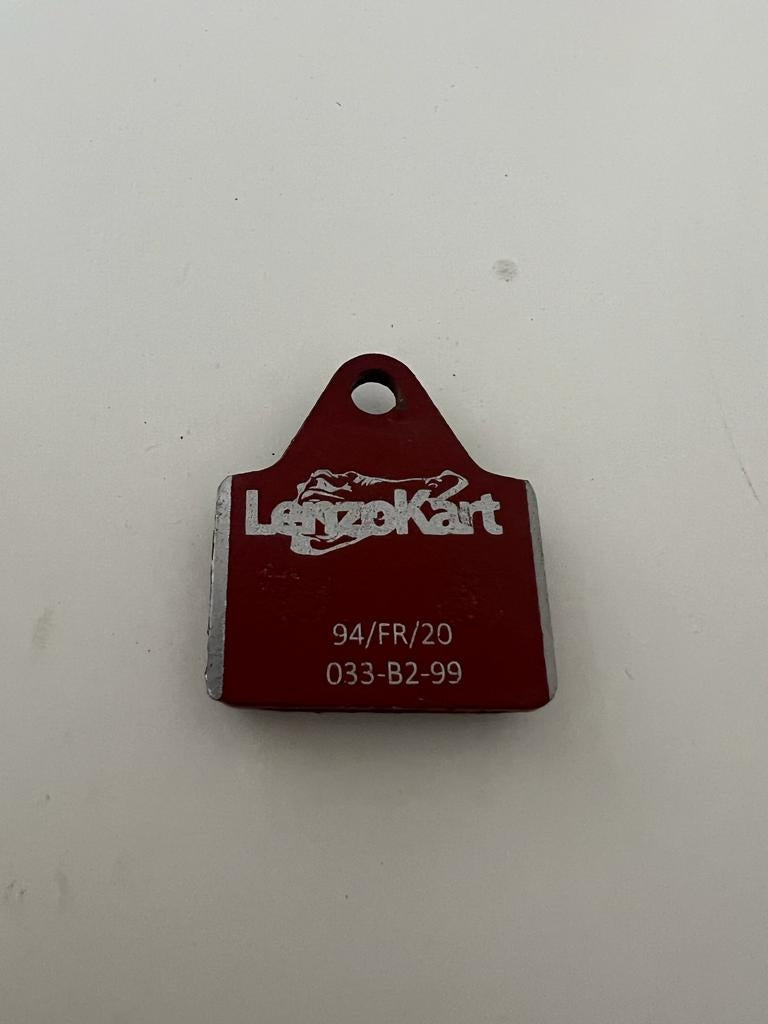 LenzoKart Mini kart bremseklods blød rød LKF12