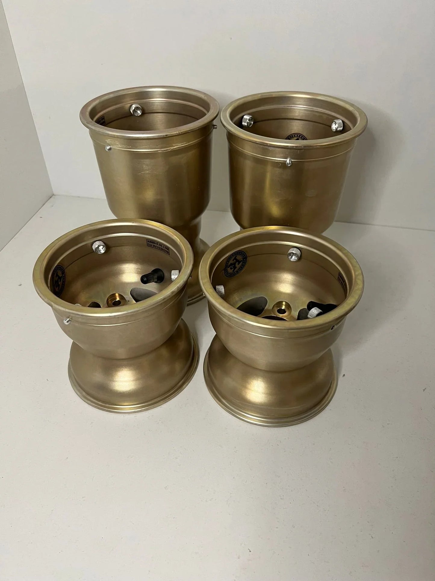 Conjunto de aros de magnésio Croc Promotion 132-212MM com raios