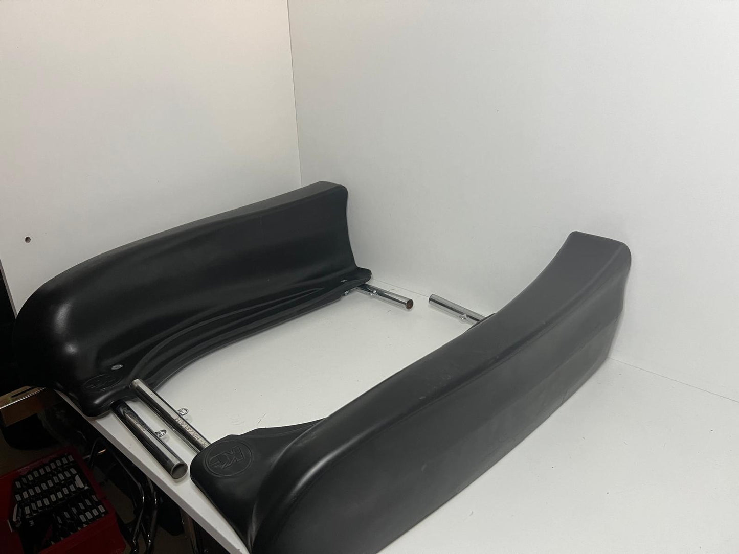 Used KG Set evo 14 side bins complete with brackets