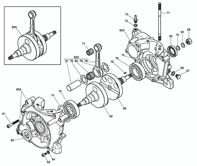 Iame X30 Piston pin bearing / piston pin bearing