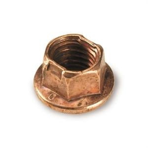 Wheel nut copper M8 / cap 10