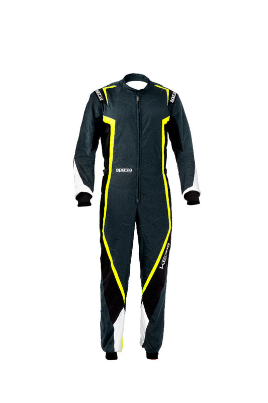 Sparco kerb overall kids gray/yellow/black