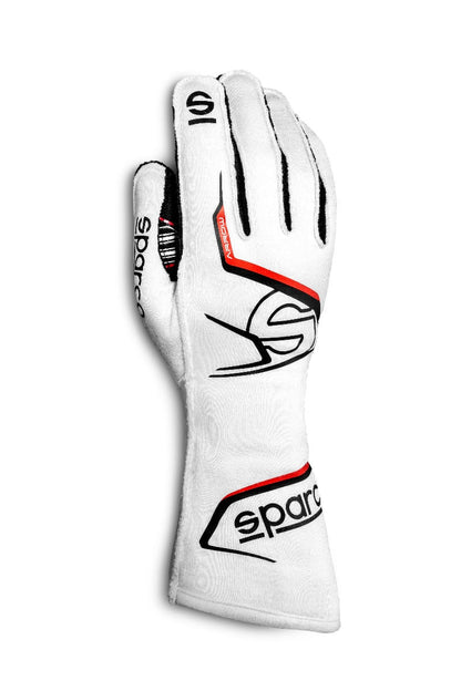Sparco Arrow kart gloves white