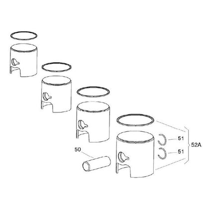 Iame X30 circlip piston