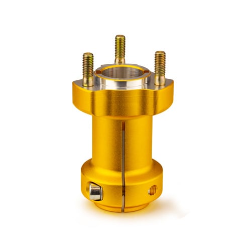 HQ aluminum wheel hub 30 x 95MM Gold Colored