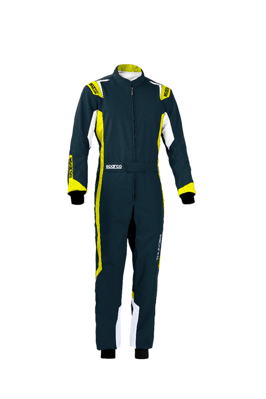 Sparco thunder overall gray/yellow