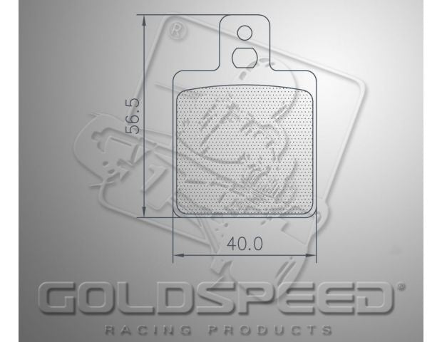 Goldspeed brake pad set Brembo / Sodi Kart