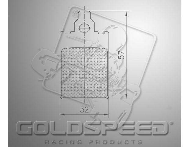 Goldspeed brake pad set DINO TYPE FRONT