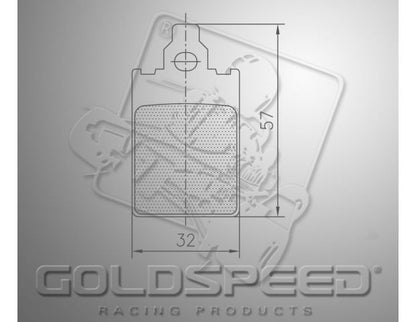 Goldspeed brake pad set DINO TYPE FRONT
