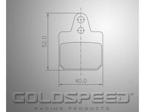 Goldspeed brake pad set BIREL '13 - FLANDRIA TYPE