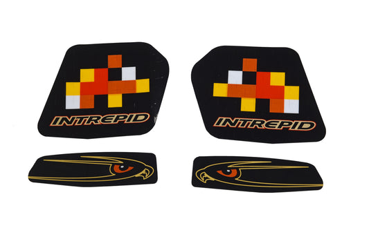 Intrepid mini kart tank stickers