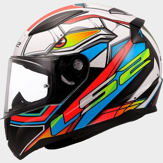 LS2 FF353 Rapid II XDRON White / Fluo Orange