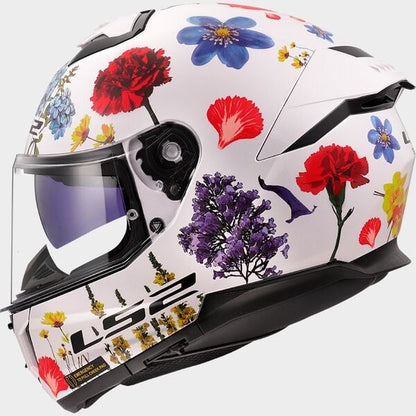 LS2 FF808 Stream II Flowers white