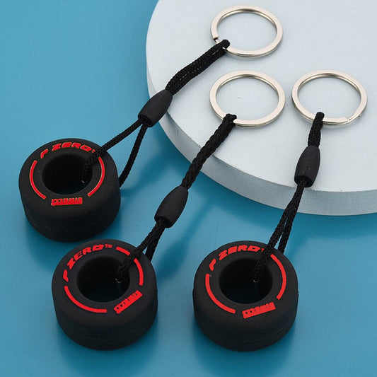 Formula 1 keychain set of 3 soft | Red | Pirelli | P-Zero | Keychain | F1