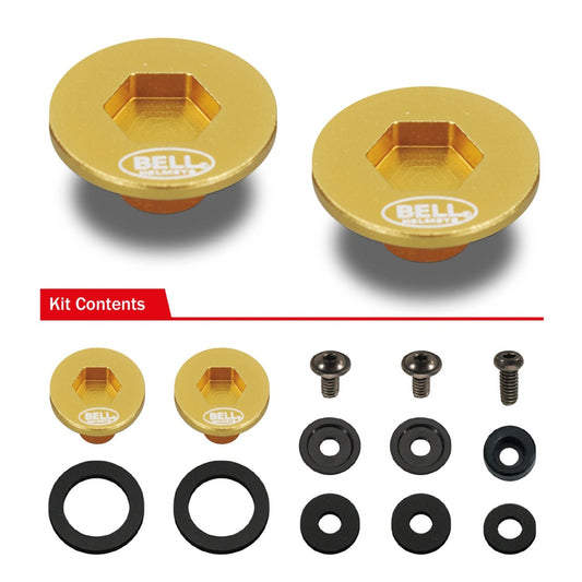 Bell KC7 CMR screw set gold