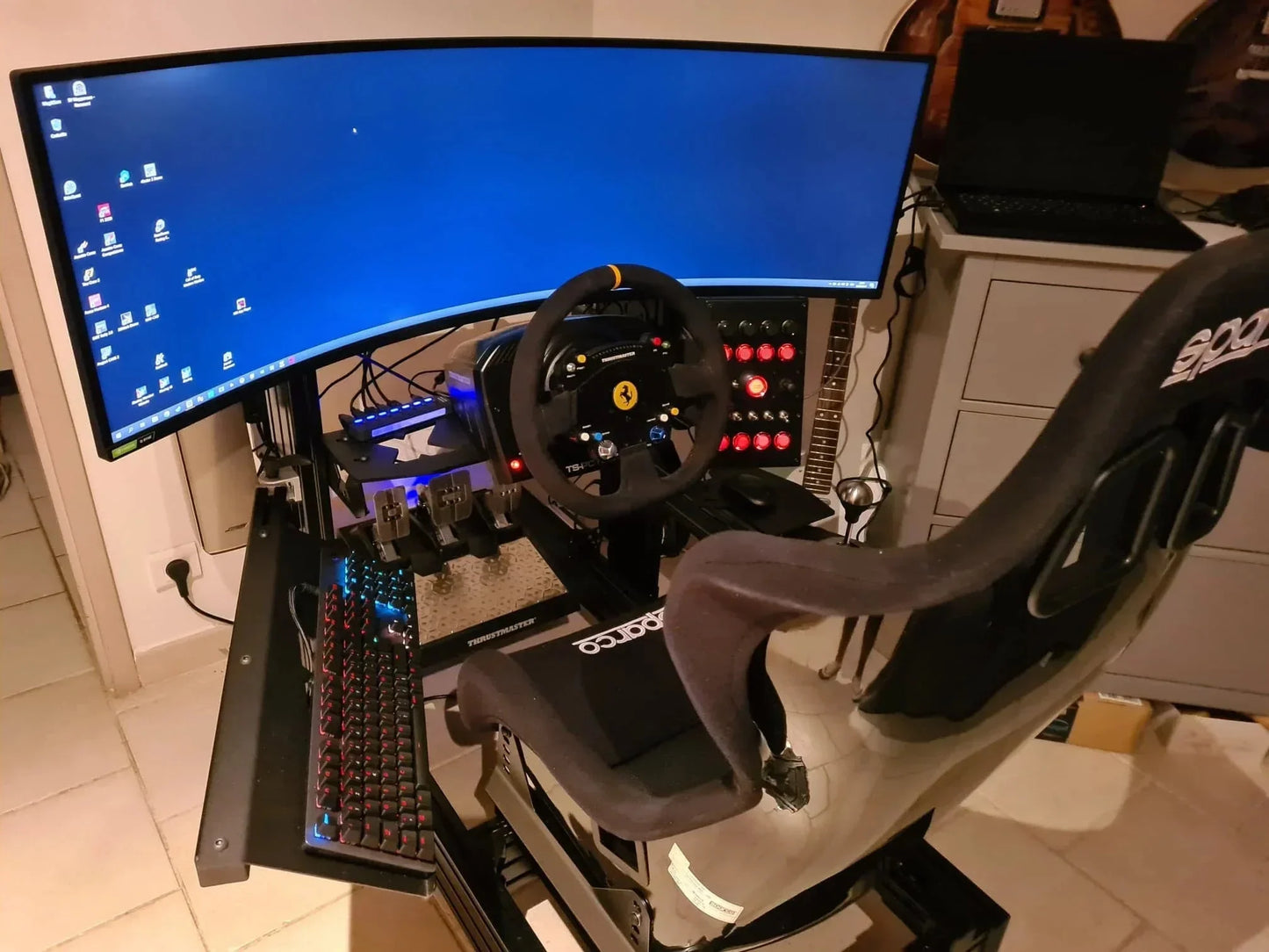 SimXPro XT120 GT Sim Racing Cockpit - KartKings