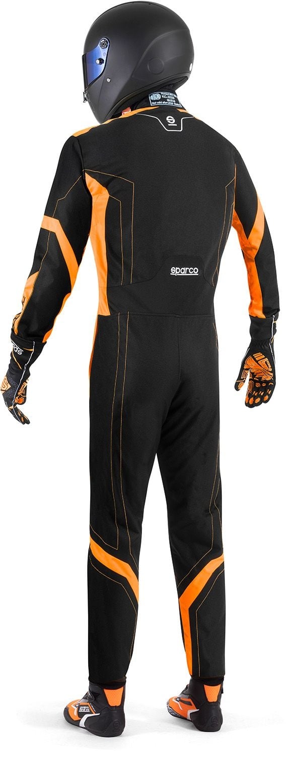 Sparco Thunder Advanced -haalari musta/oranssi