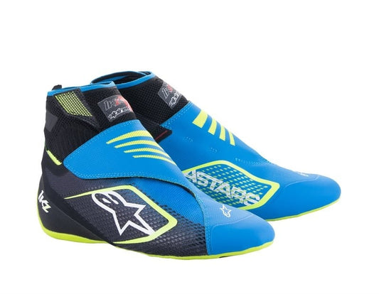 Alpinestars KZ V2 Black/Blue/Fluorescent Yellow