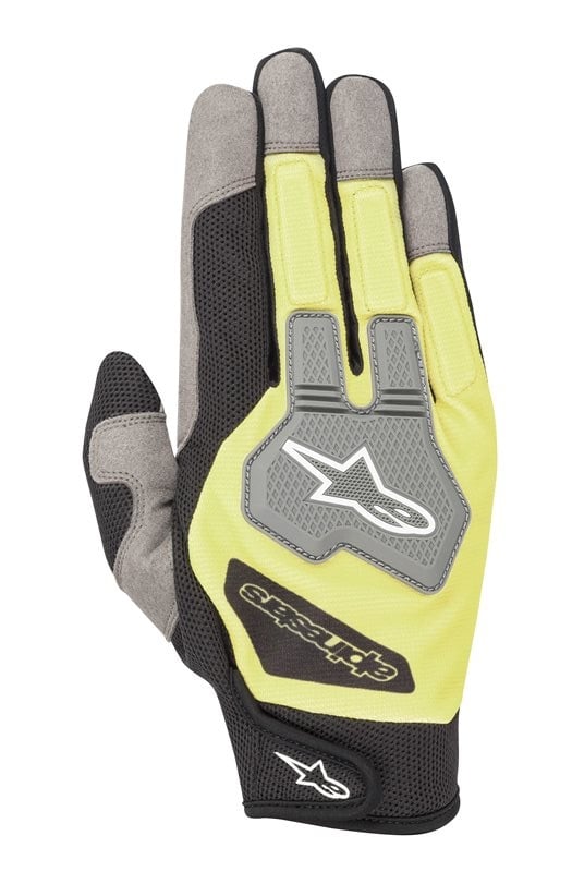 Alpinestars Engine gloves zwart / fluor geel